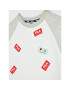 Fila Суитшърт Tuningen Aop FAT0048 Бял Regular Fit - Pepit.bg