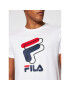 Fila Тишърт Amparo 688464 Бял Regular Fit - Pepit.bg