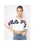 Fila Тишърт Barr 687497 Бял Oversize - Pepit.bg