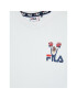 Fila Тишърт Cahors FAK0050 Бял Regular Fit - Pepit.bg