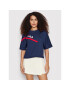 Fila Тишърт Zug FAW0156 Тъмносин Cropped Fit - Pepit.bg