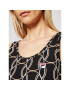 Fila топ Anna Aop 688787 Черен Slim Fit - Pepit.bg