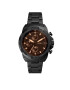 Fossil Часовник Bronson Chronograph FS5851 Черен - Pepit.bg