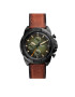 Fossil Часовник Bronson Chronograph FS5856 Кафяв - Pepit.bg