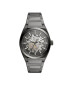 Fossil Часовник Everett Automatic Skeleton ME3206 Сив - Pepit.bg