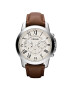 Fossil Часовник Grant FS4735IE Кафяв - Pepit.bg