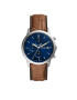 Fossil Часовник Minimalist Chronograph FS5928 Кафяв - Pepit.bg