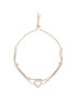 Fossil Гривна Elegant Hearts JF03216710 Златист - Pepit.bg