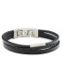 Fossil Гривна Multi-Strand JF03322040 Черен - Pepit.bg