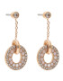 Fossil Обици Mop Links JF03541791 Златист - Pepit.bg