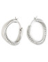 Fossil Обици Twist JF01144040 Сребрист - Pepit.bg