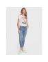 Fracomina Тишърт FR23ST3004J40108 Бял Regular Fit - Pepit.bg