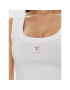 Fracomina топ FP24ST2001J464N5 Бял Regular Fit - Pepit.bg