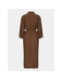 Fransa Рокля тип риза 20612435 Кафяв Relaxed Fit - Pepit.bg