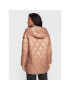 Frieda & Freddies Пухено яке 8710 Кафяв Regular Fit - Pepit.bg