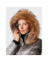Frieda & Freddies Пухено яке 8870C Сребрист Regular Fit - Pepit.bg