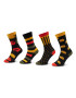 Fun Socks Комплект 4 чифта дълги чорапи унисекс FS-FU71107 Черен - Pepit.bg