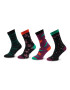 Fun Socks Комплект 4 чифта дълги чорапи унисекс Gift Box Unisex FS-FU71107 Цветен - Pepit.bg