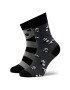 Funny Socks Дълги чорапи unisex Panda SM1/35 Сив - Pepit.bg