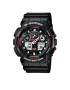 G-Shock Часовник GA-100-1A4ER Черен - Pepit.bg