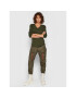 G-Star Raw Текстилни панталони Pabe Poplin Зелен Regular Fit - Pepit.bg