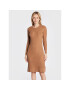 Gant Плетена рокля Twisted Cable 4502048 Бежов Regular Fit - Pepit.bg