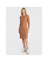 Gant Плетена рокля Twisted Cable 4502048 Бежов Regular Fit - Pepit.bg