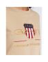 Gant Суитшърт Archive Shield 4204688 Бежов Regular Fit - Pepit.bg