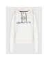 Gant Суитшърт Lock Up 4204681 Бял Regular Fit - Pepit.bg