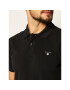 Gant Тениска с яка и копчета 2201 Черен Regular Fit - Pepit.bg