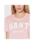 Gant Тишърт 4200233 Розов Regular Fit - Pepit.bg