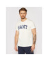 Gant Тишърт Arch Outline 2003007 Бял Regular Fit - Pepit.bg