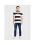 Gant Тишърт Bar Stripe Archive Shield 2003149 Тъмносин Regular Fit - Pepit.bg