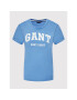 Gant Тишърт Md Ss 4200233 Син Regular Fit - Pepit.bg