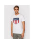 Gant Тишърт Retro Shield 2003112 Бял Regular Fit - Pepit.bg