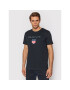 Gant Тишърт Shield 2003023 Черен Regular Fit - Pepit.bg