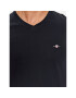 Gant Тишърт Slim Shield V-Neck 2003186 Черен Slim Fit - Pepit.bg