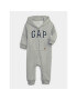 Gap Бебешки гащеризон със стъпала 745110-00 Сив Regular Fit - Pepit.bg