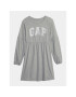 Gap Ежедневна рокля 793146-01 Сив Regular Fit - Pepit.bg