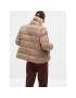Gap Пухено яке 724309-00 Кафяв Regular Fit - Pepit.bg