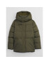 Gap Пухено яке 726307-00 Зелен Regular Fit - Pepit.bg
