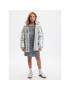 Gap Пухено яке 786732-03 Сребрист Regular Fit - Pepit.bg
