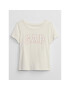 Gap Тишърт 459909-00 Екрю Regular Fit - Pepit.bg