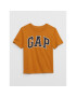 Gap Тишърт 748026-05 Кафяв Regular Fit - Pepit.bg