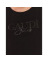 Gaudi Jeans Тишърт 311BD64053 Черен Regular Fit - Pepit.bg