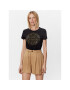 Gaudi Тишърт 311BD64001 Черен Regular Fit - Pepit.bg