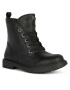 Geox Ботуши Jr Eclair J169QI 000BC C9B1G D Черен - Pepit.bg