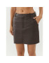 Gestuz Кожена пола 10908203 Кафяв Slim Fit - Pepit.bg
