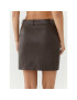 Gestuz Кожена пола 10908203 Кафяв Slim Fit - Pepit.bg