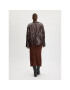 Gestuz Кожено яке 10908392 Кафяв Relaxed Fit - Pepit.bg